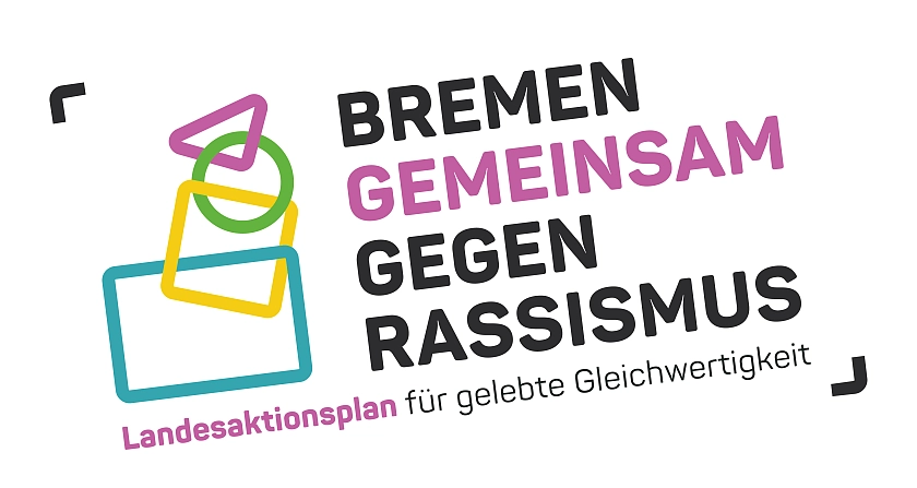 Logo mit Schriftzug Bremen gemeinsam gegen Rassismus
