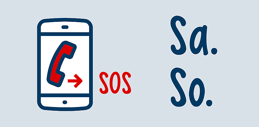 Telephone and Saturday and Sunday as icons