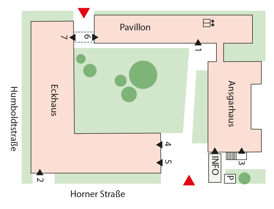 Gesundheitsamt Bremen<br />
Information<br />
Eingang 2 <br />
<br />
