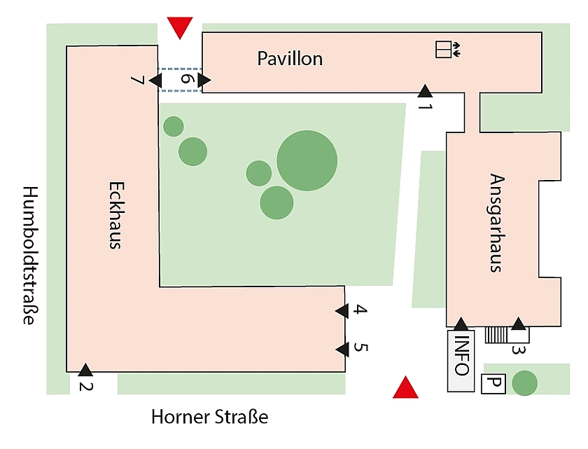 Gesundheitsamt Bremen<br />
Information<br />
Eingang 2 <br />
<br />
